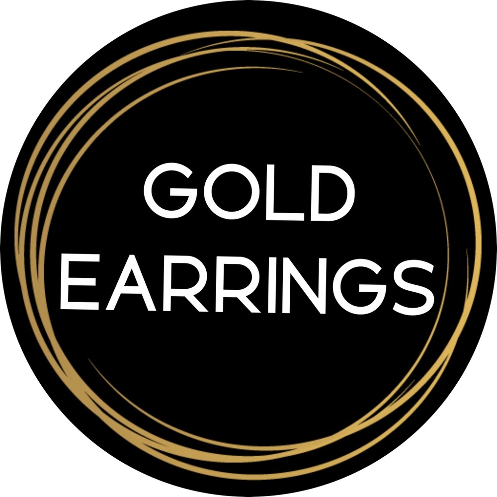 Gold tone earrings